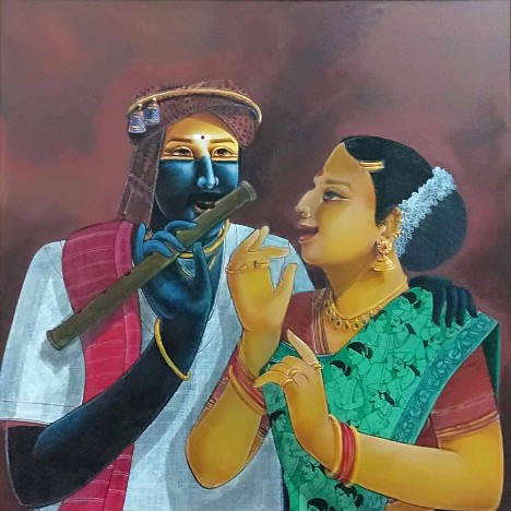 couple-painting-acrylic-on-canvas-chinna-sreepathi-indigalleria-IG951