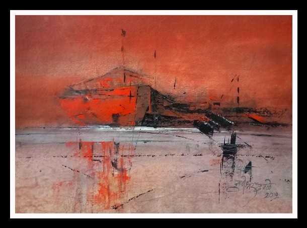 Landscape-Painting-on-canvas-dnyaneshwar-Dhavale-IG867-IndiGalleria