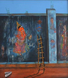 childhood-memories-painting-acrylic-on-canvas-isha-bawiskar-IG769-IndiGalleria