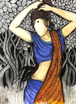 Sawara-Painting-Mixed-Media-on-Canvas-Mrinal-Dutt-IG1145-IndiGalleria