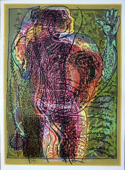 Multiple-Encounters-1-Serigraph-Painting-on-Paper-Ananda-Moy-Banerji-IG1415