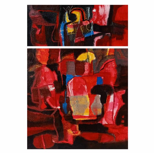 Abstract-8-Acrylic-on-paper-Abhijeet-Shantaram-Ghawale-IG1484-IndiGalleria