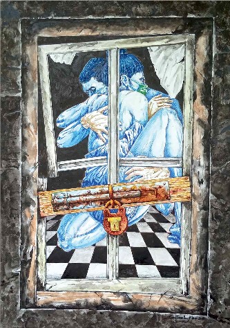 Lockdown-Drawing-Sailesh-Bose-IG1648-IndiGalleria