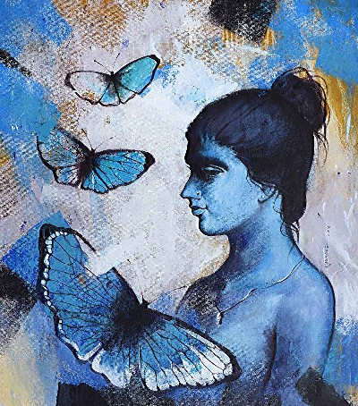 Freedom-of-Beauty-Acrylic-Painting-on-Canvas-Kishore-Pratim-Biswas-IG1676