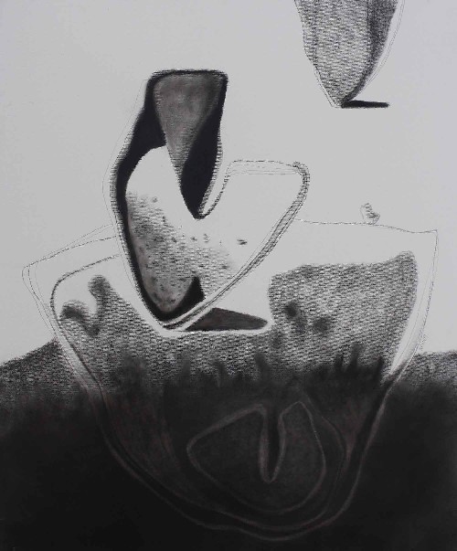 Charcoal-Painting-on-Canvas-Kranti-Bankar-IG1622-IndiGalleria