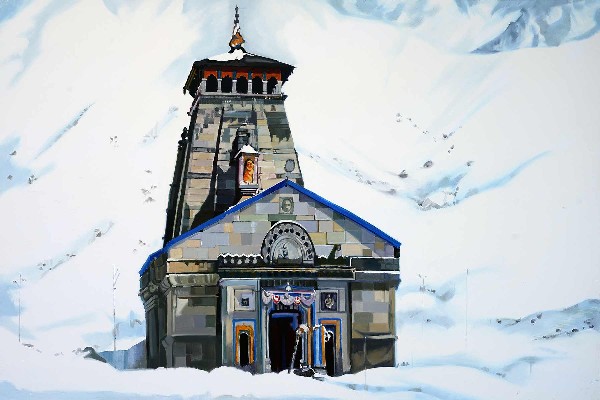 Kedarnath-Oil-Painting-on-Canvas-Sangeeta-Takalkar-IG552-IndiGalleria