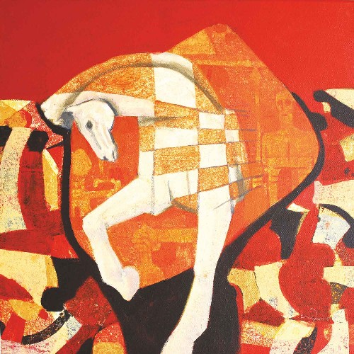 Horse-Acrylic-on-Canvas-Dnyaneshwar-Arun-Parbhane-IG1642-IndiGalleria