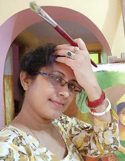 Art/Painting of Artist Monalisa Sarkar Mitra, West Bengal, India