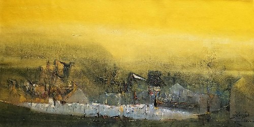 Landscape-painting-Dnyaneshwar-Dhavale-IndiGalleria-IG1273