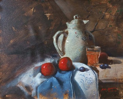 Still-Life-Acrylic-Painting-Atul-Gendle-IndiGalleria-IG1082