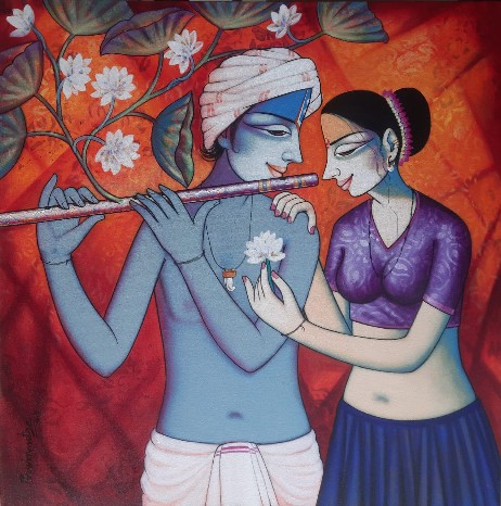 Untitled-Painting-Pravin-Utge-IndiGalleria-IG534