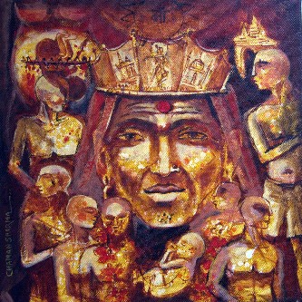 Untitled-Painting-Chaman-Sharma-IndiGalleria-IG1573