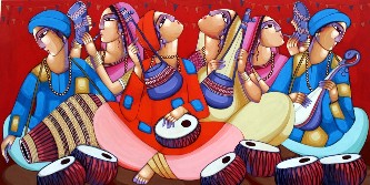 Bengali-Tune-Painting-Sekhar-Roy-IndiGalleria-IG948