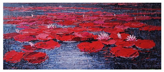 LOTUS-Acrylic-on-Canvas-Ganesh-Mhatre-IndiGalleria-IG954